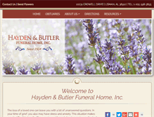 Tablet Screenshot of haydenandbutler.com